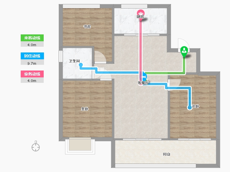 河北省-石家庄市-紫樾宸府-80.00-户型库-动静线