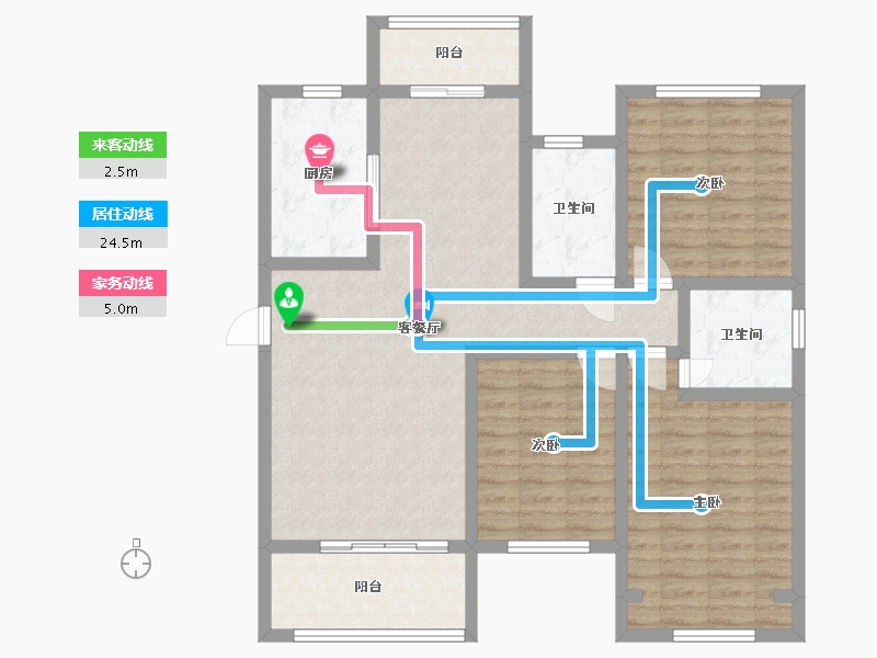 河南省-安阳市-建业城-108.00-户型库-动静线