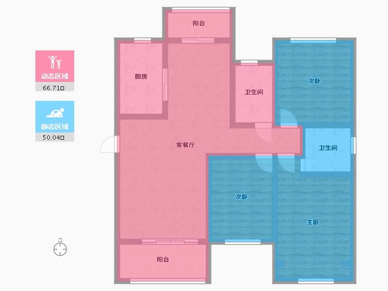 河南省-安阳市-建业城-108.00-户型库-动静分区