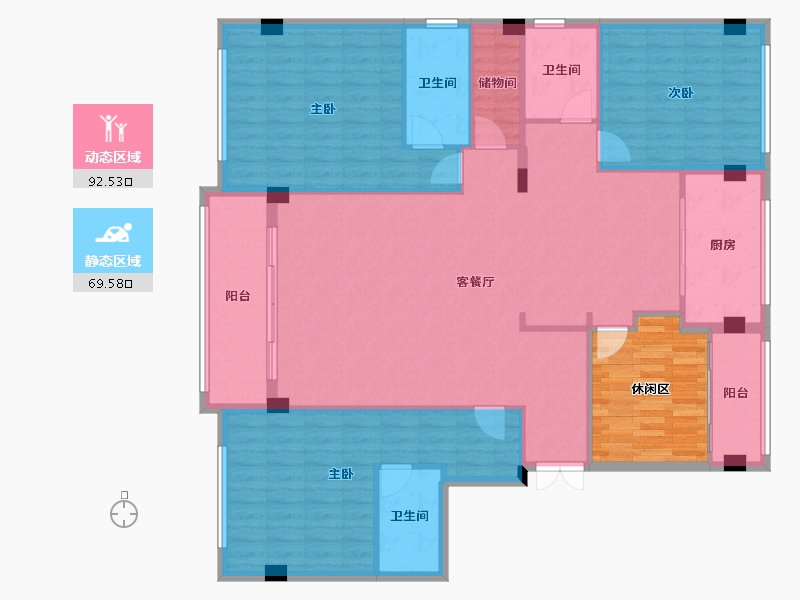 浙江省-温州市-自建房-160.00-户型库-动静分区