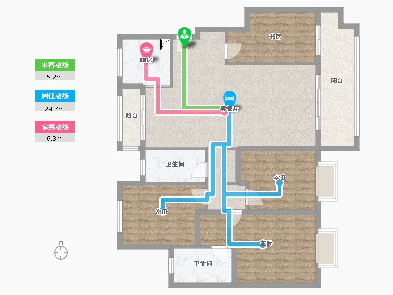 江西省-南昌市-国贸凤凰原-118.00-户型库-动静线