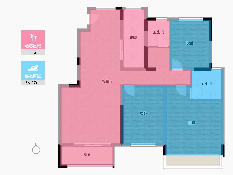 河南省-郑州市-正商智慧城-114.00-户型库-动静分区