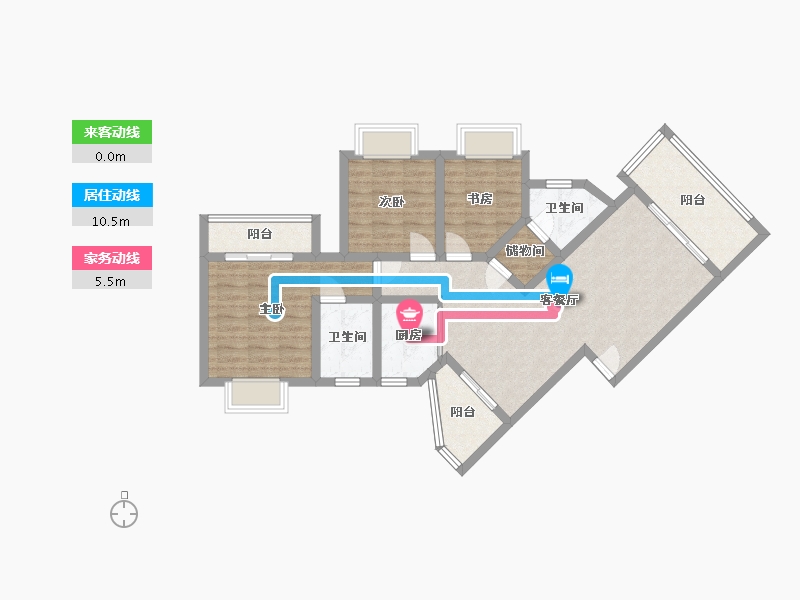 广东省-珠海市-北京师范大学珠海分校京师家园-100.00-户型库-动静线