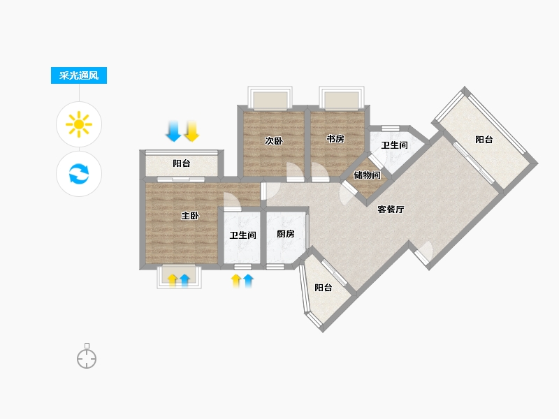 广东省-珠海市-北京师范大学珠海分校京师家园-100.00-户型库-采光通风