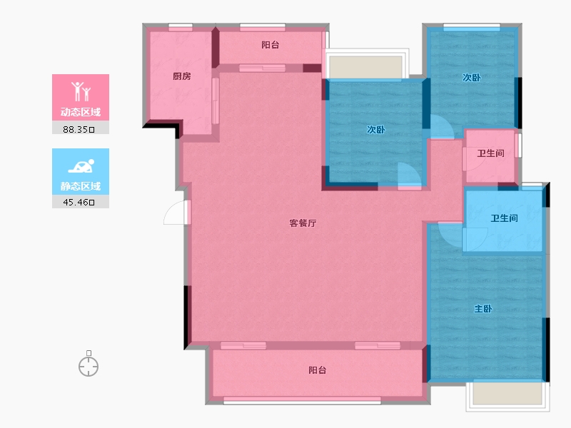 四川省-资阳市-江宸府-148.00-户型库-动静分区