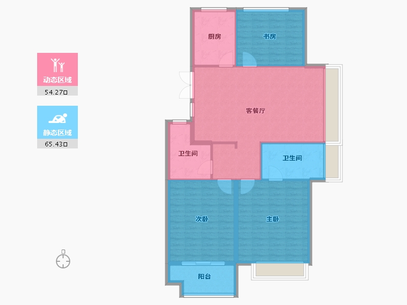 山东省-泰安市-城开林溪郡-0.00-户型库-动静分区