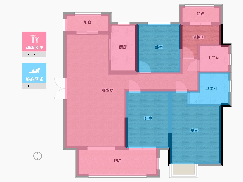 江西省-上饶市-名人花园-128.00-户型库-动静分区