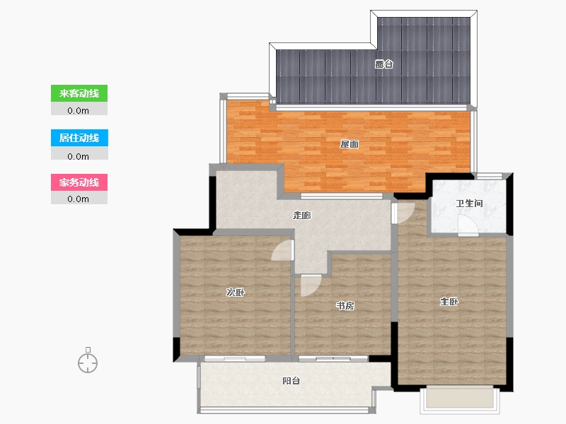 江苏省-徐州市-中南樾府-135.00-户型库-动静线