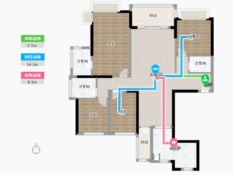 广东省-肇庆市-中源誉峰-129.00-户型库-动静线