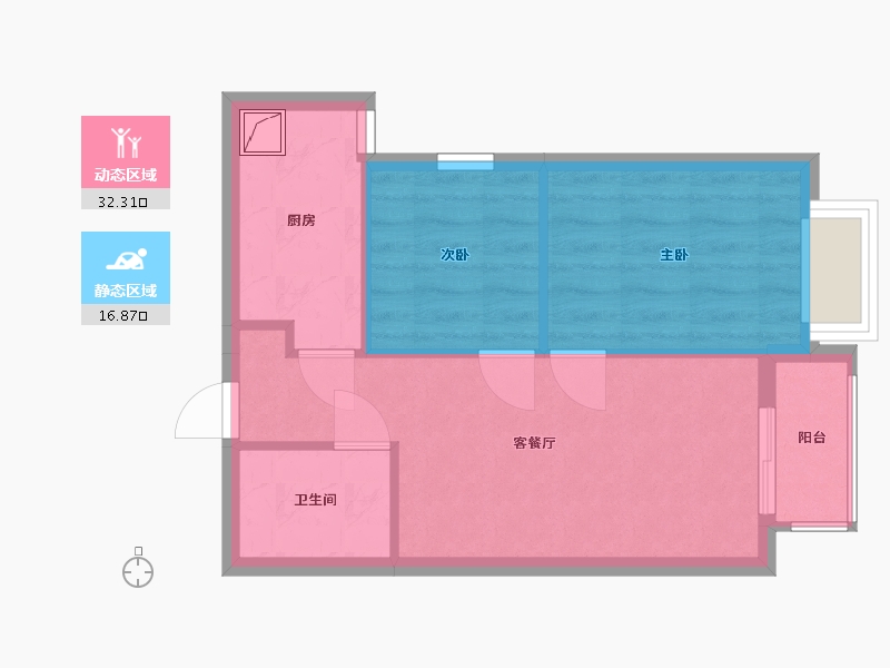 广东省-深圳市-万科光年四季-48.00-户型库-动静分区