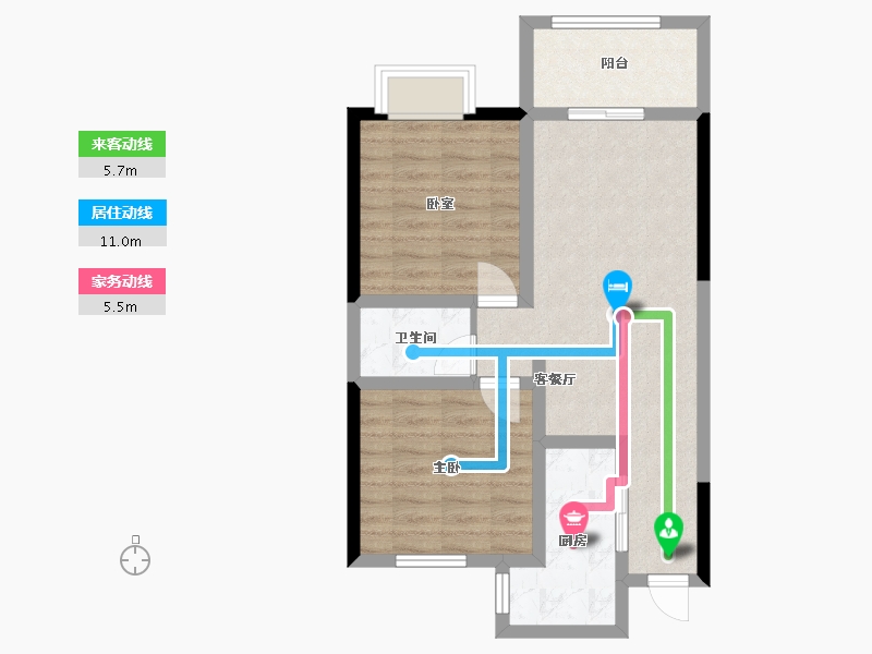 河北省-石家庄市-保利堂悦-68.00-户型库-动静线