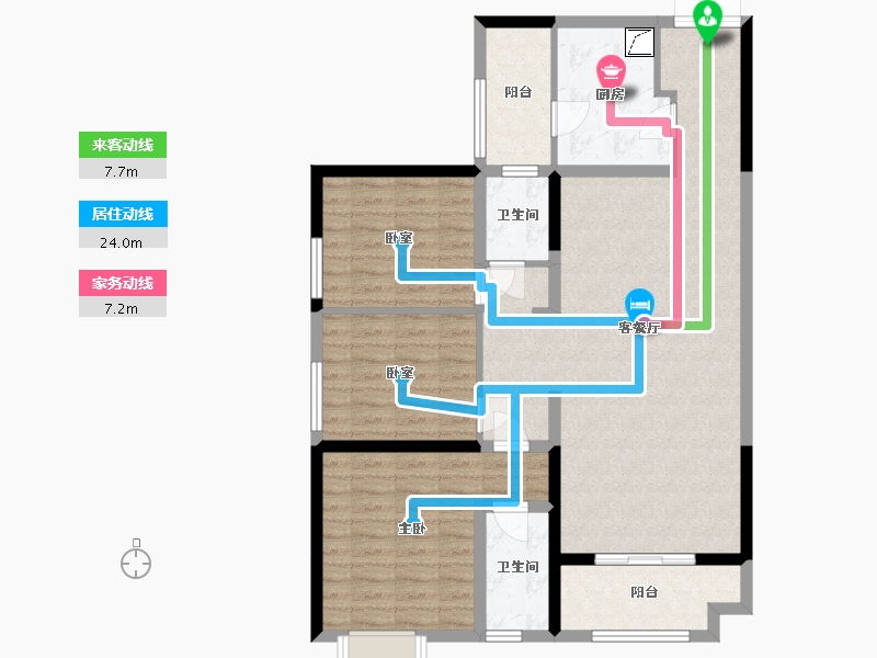 山西省-运城市-五洲观澜-114.00-户型库-动静线