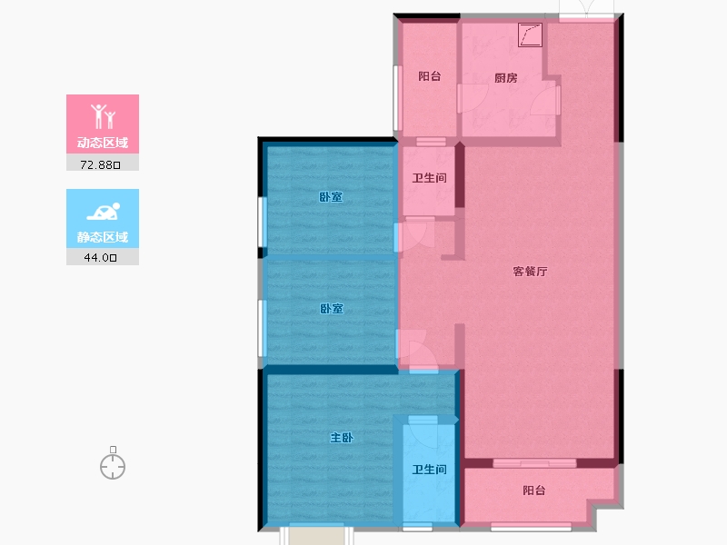 山西省-运城市-五洲观澜-114.00-户型库-动静分区