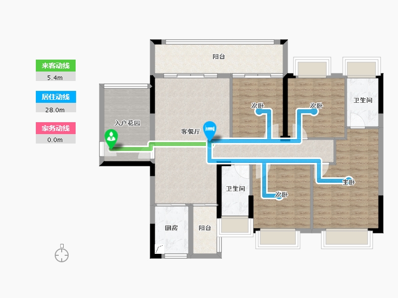 广西壮族自治区-来宾市-裕达天悦城-115.00-户型库-动静线