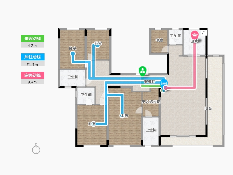 河南省-郑州市-兰溪上苑-230.00-户型库-动静线