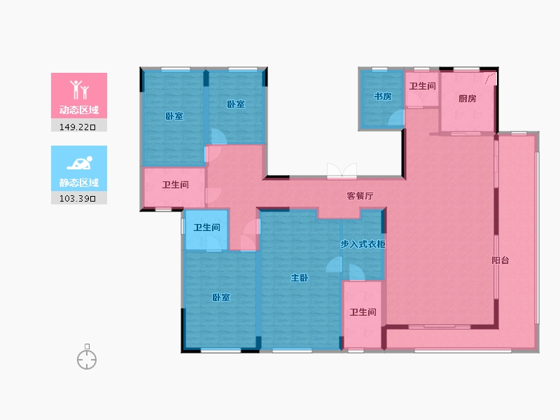 河南省-郑州市-兰溪上苑-230.00-户型库-动静分区