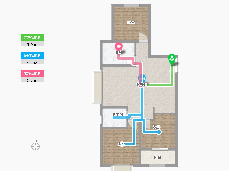 河南省-安阳市-嘉洲格林小镇二期-97.20-户型库-动静线