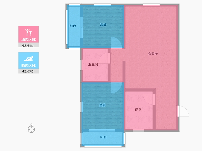 河北省-保定市-蓝波圣景-100.00-户型库-动静分区