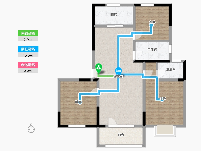 山东省-济宁市-林屯-99.10-户型库-动静线