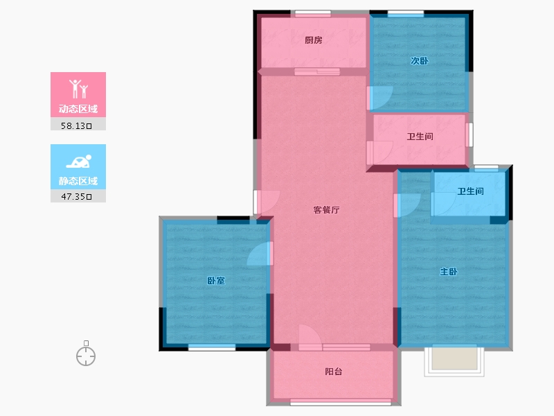 山东省-济宁市-林屯-99.10-户型库-动静分区