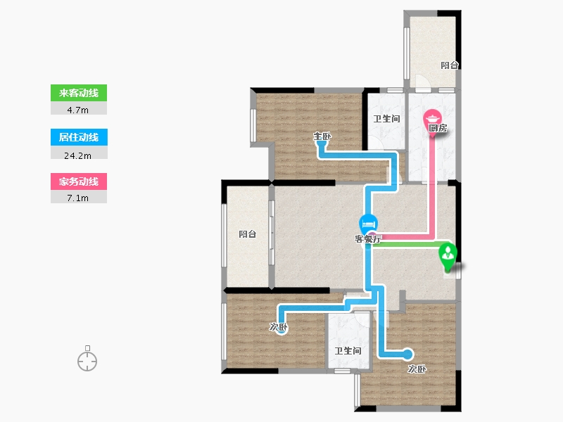 河南省-南阳市-港岛幸福里-130.00-户型库-动静线