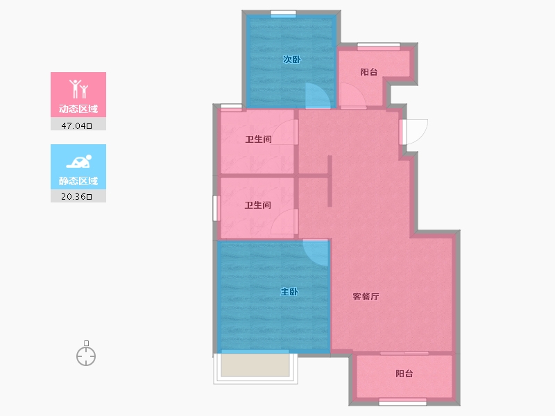 北京-北京市-金越合著-70.00-户型库-动静分区