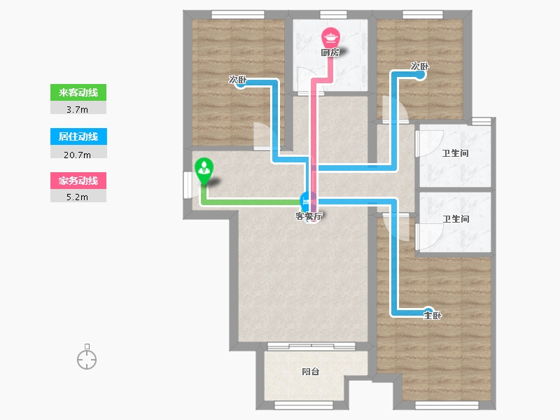 河北省-承德市-金山尚城-81.59-户型库-动静线