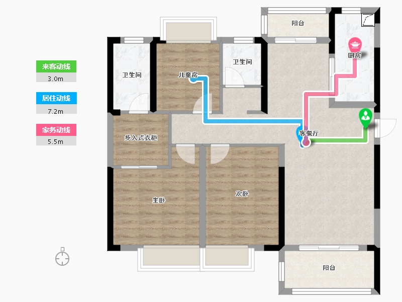 湖北省-武汉市-联投光谷瑞园-101.00-户型库-动静线