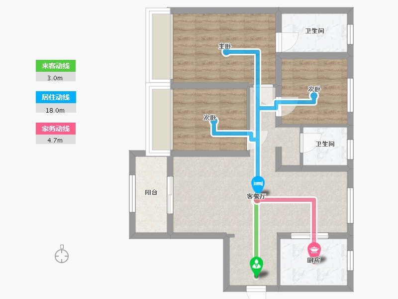 河南省-郑州市-融信奥体世纪-80.78-户型库-动静线