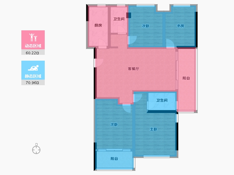 福建省-福州市-珑府天禧-135.00-户型库-动静分区