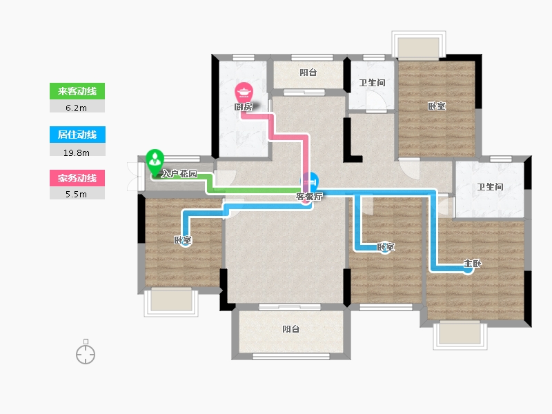 江西省-上饶市-丰溪御景-112.30-户型库-动静线