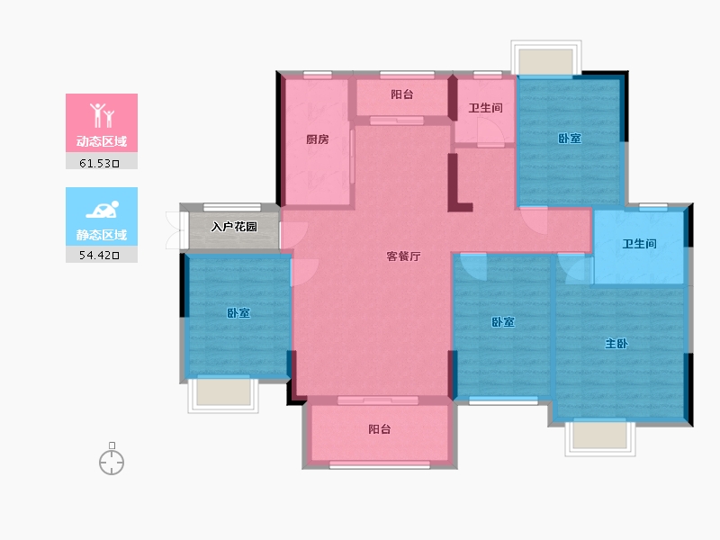 江西省-上饶市-丰溪御景-112.30-户型库-动静分区