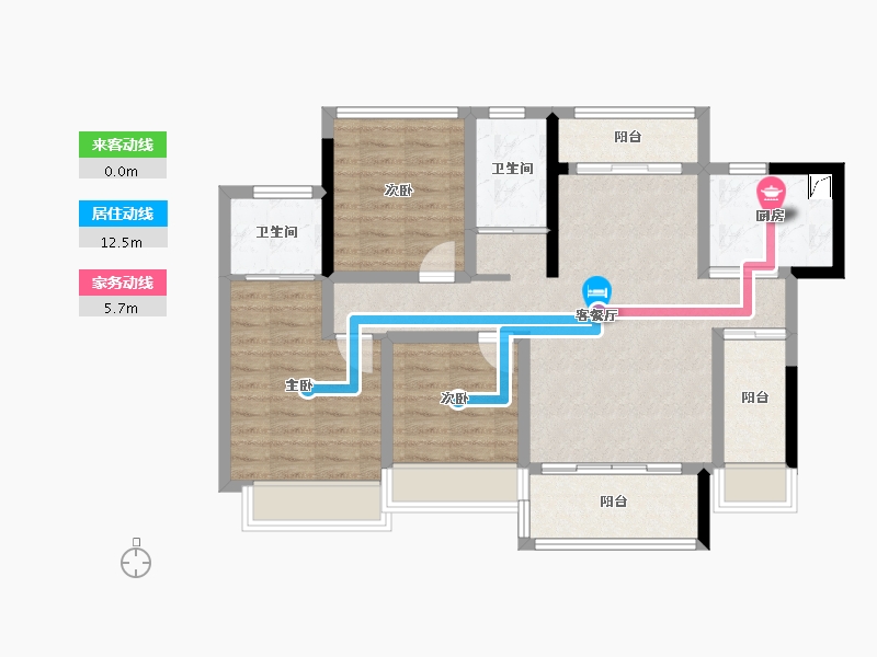 广东省-惠州市-半岛1号-110.00-户型库-动静线