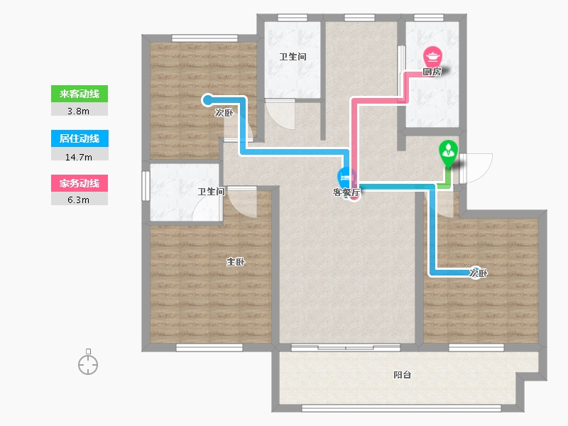 山东省-日照市-沭瑞康城-120.00-户型库-动静线