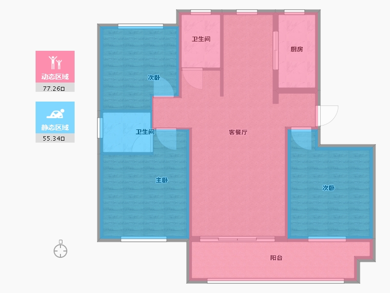 山东省-日照市-沭瑞康城-120.00-户型库-动静分区