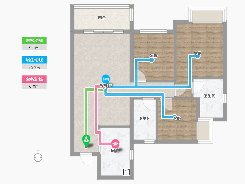 四川省-成都市-华润大厦-78.00-户型库-动静线