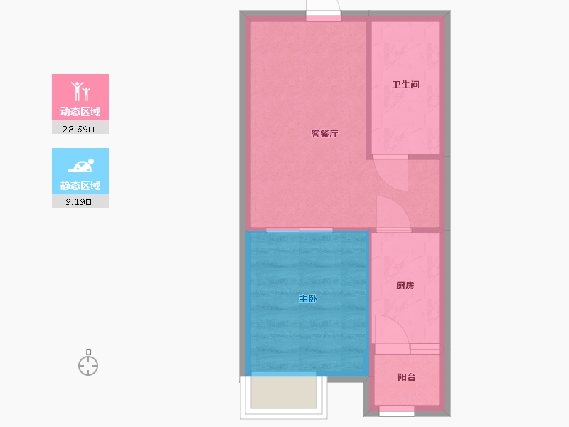 四川省-成都市-大陆潮里-38.00-户型库-动静分区