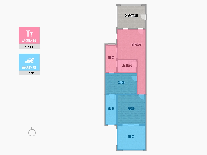 广西壮族自治区-北海市-壹海江山-90.00-户型库-动静分区