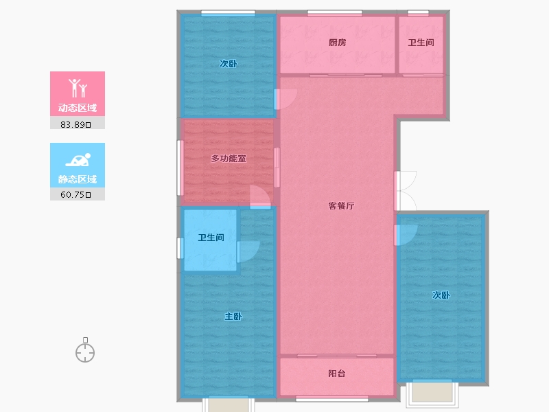 山东省-潍坊市-城投·奥文公馆-140.00-户型库-动静分区