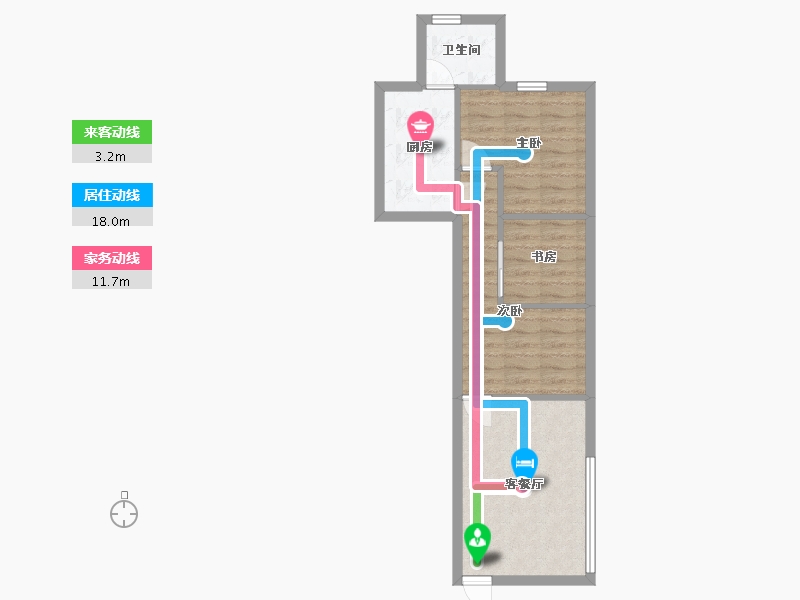 江苏省-南京市-成贤街-92号院-39.00-户型库-动静线