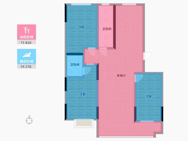 山东省-济宁市-南池·御都花园-117.00-户型库-动静分区