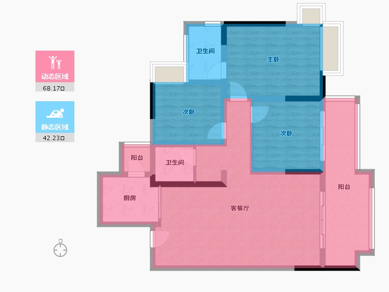 四川省-南充市-悦湖郡-98.00-户型库-动静分区