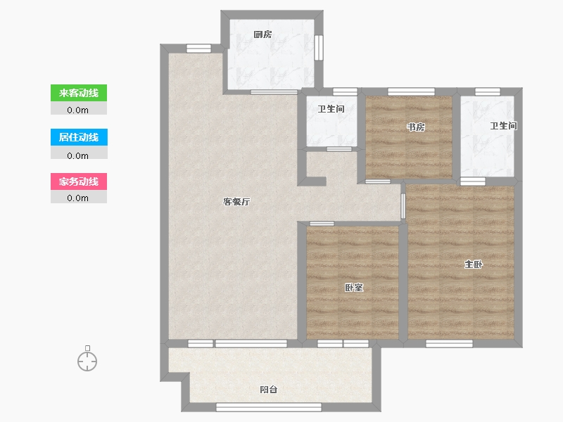 山东省-德州市-石榴春江明月-82.00-户型库-动静线