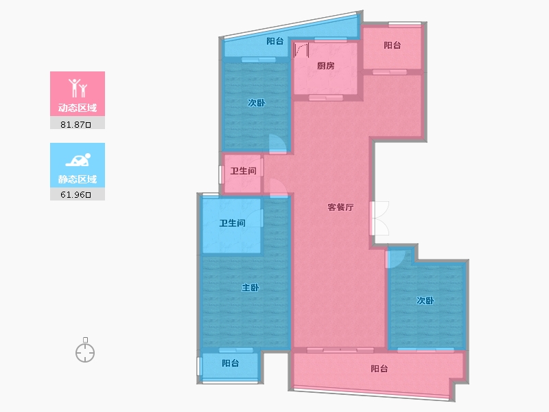 浙江省-金华市-新湖·香格里拉-0.00-户型库-动静分区