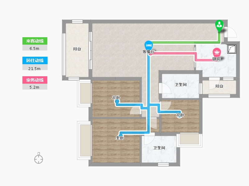 广东省-韶关市-恒大七期-88.21-户型库-动静线