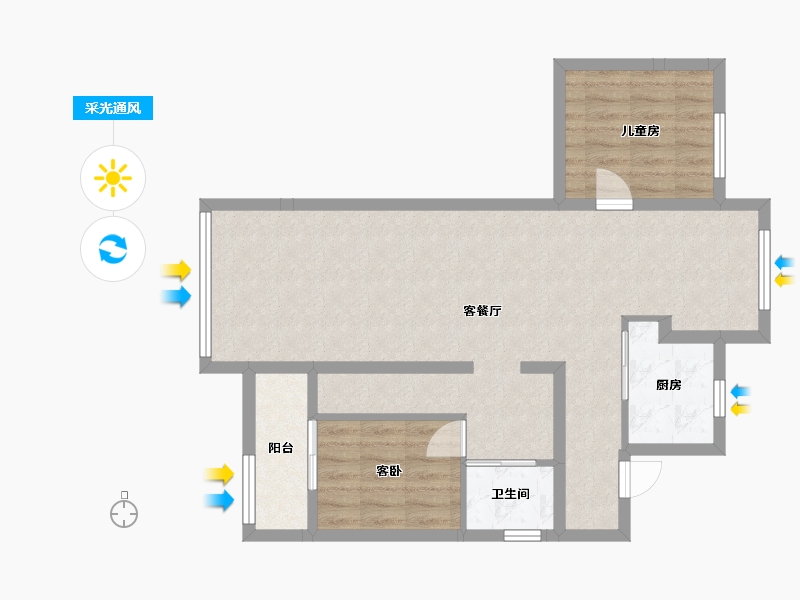 福建省-福州市-正荣悦珑湾-99.00-户型库-采光通风