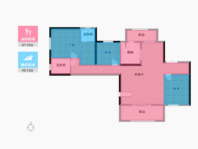 四川省-宜宾市-丽雅江宸-167.00-户型库-动静分区