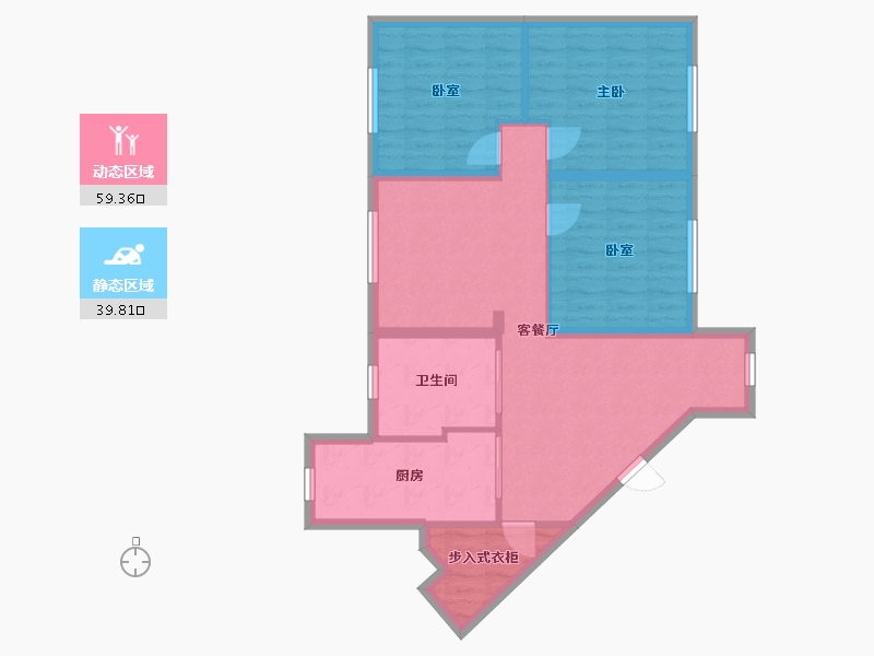 上海-上海市-天晋小区-88.00-户型库-动静分区