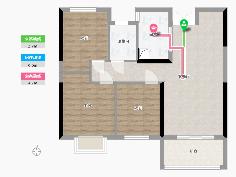 江西省-九江市-通源柴桑郡-76.00-户型库-动静线