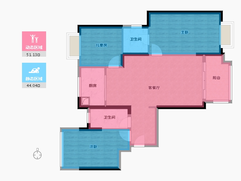 湖南省-邵阳市-恒泰·珑湖-0.00-户型库-动静分区